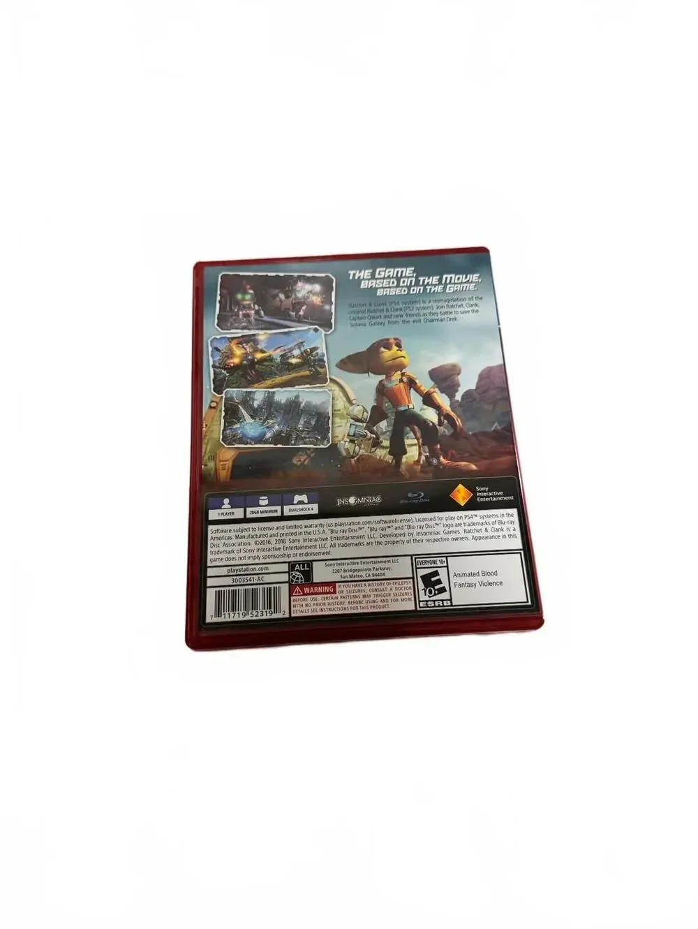 Sony Ratchet & Clank PlayStation Hits PS4 Video Game
